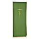 Pultbehang stilisierten Kreuz und Weizenähre Polyester s5