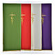 Lectern Cover in polyester, cross and intertwined ears of wheat s1