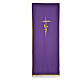 Lectern Cover in polyester, cross and intertwined ears of wheat s2