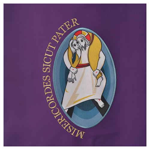 STOCK Jubilee lectern cover with LATIN writing logo applied 6