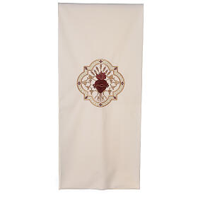 Lectern cover Sacred Heart red embroidery
