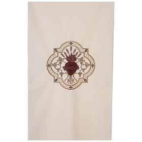 Lectern cover Sacred Heart red embroidery