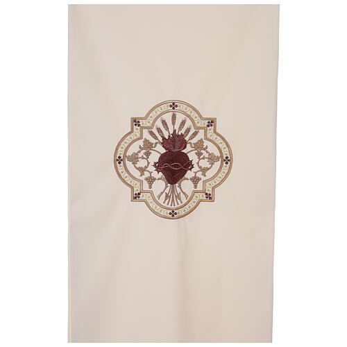 Lectern cover Sacred Heart red embroidery 2