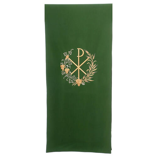 Lectern cover vine branch, grapes and PAX symbol 3