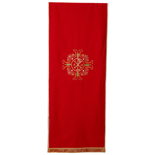 Lectern Cover with cross, PAX, Alpha and Omega symbols 1