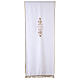 Lectern cover in Vatican fabric, polyester with cross and ears of wheat embroidery s1