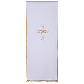 Pulpit covers: Trifoil cross pulpit cover, polyester Pulpit covers: Trifoil cross pulpit cover, polyester