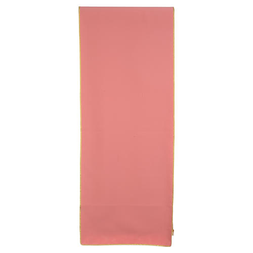 Pultbehang rosa 100% Polyester Kreuz und Laterne 3