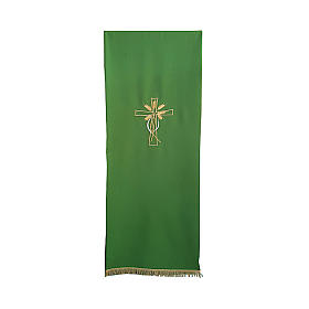 Pultbehang: Pultbehang Kreuz und Weizenähren Polyester