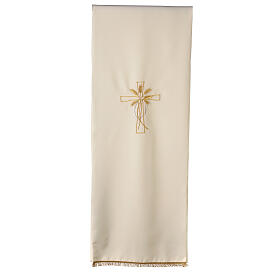 Lectern cover with cross and ears of wheat embroidery