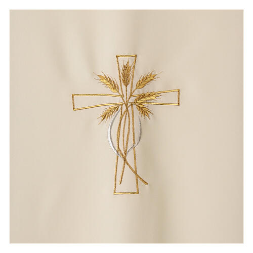 Lectern cover with cross and ears of wheat embroidery 2