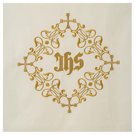 Lectern covers: Lectern cover IHS, ivory