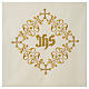 Lectern cover IHS, ivory s2