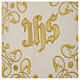 Lectern cover IHS, ivory s3