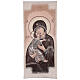 Virgin of Tenderness pulpit cover on ivory-colored background s1