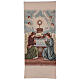 Ivory lectern cover, Angels in adoration with monstrance and lamb s1