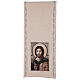 Ivory pulpit cover of Christ Pantocrator cotton and lurex s3