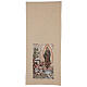 Ivory lurex lectern cover of Juan Diego and Our Lady of Guadalupe s5