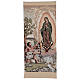 Voile de Lutrin Juan Diego et Notre-Dame de Guadalupe lurex couleur ivoire s1