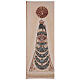 Lectern cover of Our Lady of Loreto, embroidery on ivory fabric s1