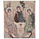 Lectern cover, The Trinity of Rublev embroidered on ivory fabric s2
