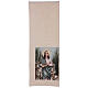 Lurex ivory lectern cover of St Cecilia with music instruments s3