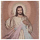 Pultbehang mit barmherzigem Jesus auf elfenbeinfarbenem Stoff s2
