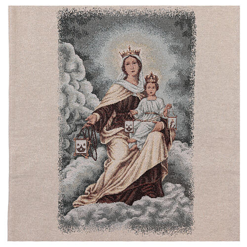 Ivory lectern cover of Our Lady of Mount Carmel 4