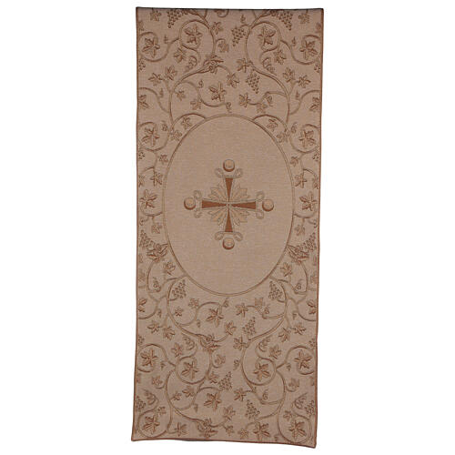 Ivory lectern cover with grape branches 1