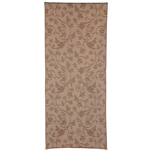Ivory lectern cover with grape branches 3