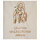 Ambotuch mit Stickerei von Sankt Joseph in liturgischen Farben, 100% Polyester s3