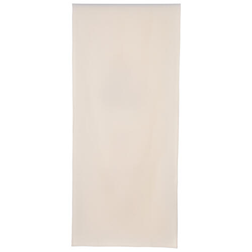 Emboidered lectern cover, Saint Joseph, ivory coloured polyester, golden thread 4