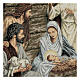 Ivory lectern cover with Nativity Scene 225x50 cm s2