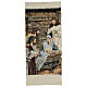 Pulpit cover with Nativity ivory background 225x50 cm s1