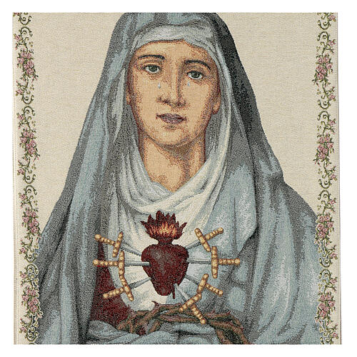 Lectern cover Our Lady of Sorrows, cotton blend 2