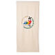 Embroidered lectern cover with Jubilee 2025 official logo, 100x20 in s6
