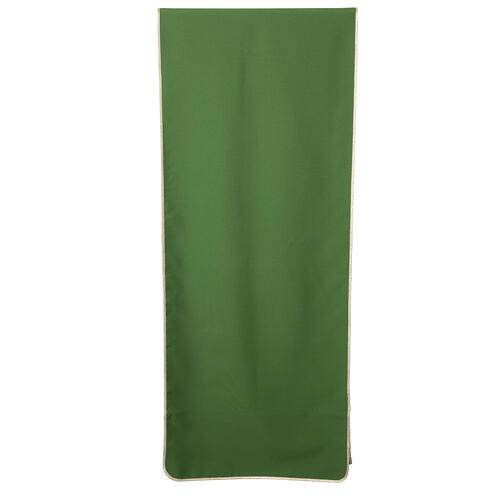 Green lectern cover with official Jubilee 2025 embroidered logo 3