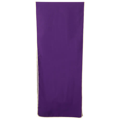 Pano de ambão roxo logótipo oficial Jubileu 2025 bordado 3
