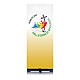 Coprileggio Slabbinck tessuto decorato logo Giubileo 2025 180x45 cm in italiano s1