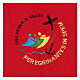 Coprileggio Giubileo 2025 ricamato 4 colori tessuto Vatican s4