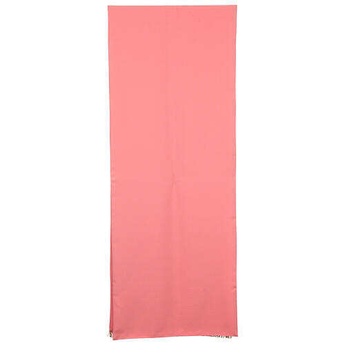 Voile de lutrin Jubilé 2025 tissu Vatican rose 250x50 cm imprimé 3