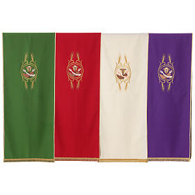 Paño de atril TAU franciscano cuatro colores