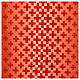 Modern lectern cover with printed crosses by Vebi Confezioni s3