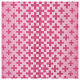 Voile de lutrin rose polyester impression croix Vebi Confezioni s2