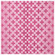 Pink Polyester Pulpit Cover with Cross Print by Vebi Confezioni s2
