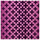 Paño de atril color violeta poliéster con cruces impresas Vebi Confezioni s2