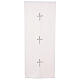 Lectern cover with embroidered nail crosses in silver thread by Vebi Confezioni s6