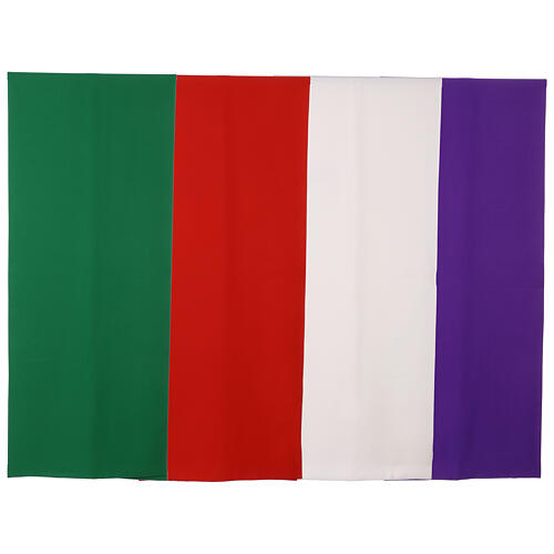 Nakrycie na pulpit ambony – gołębica pokoju z krzyżem, Vebi Confezioni 10