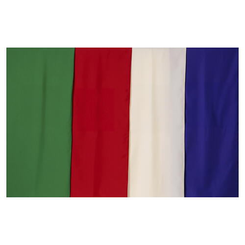 Golden stitched polyester lectern cover with JHS symbol 7