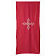 Lectern cover with gold JHS embroidery and vine motif s5